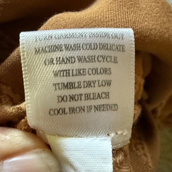 Hello Nite Tan Embroidered Jogger Lounge Pant Size XS - Picture 12 of 12